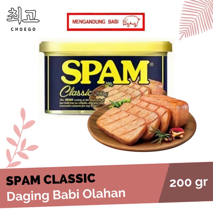 

Widyatmogrosir - Spam Classic Korea / Pork Luncheon Meat Korea 200Gr Non Halal