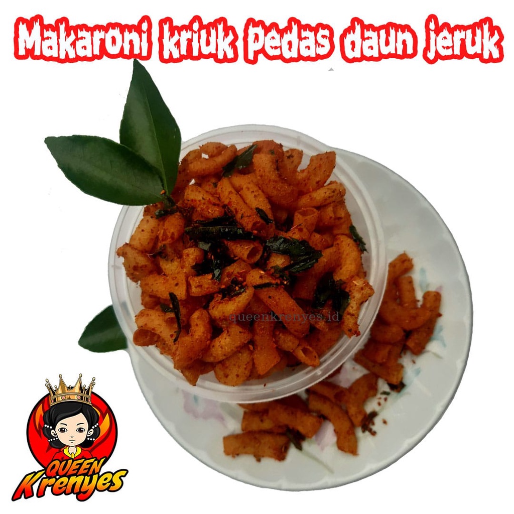 

Makaroni pipa bantet kriuk [250 gr] PEDAS daun jeruk