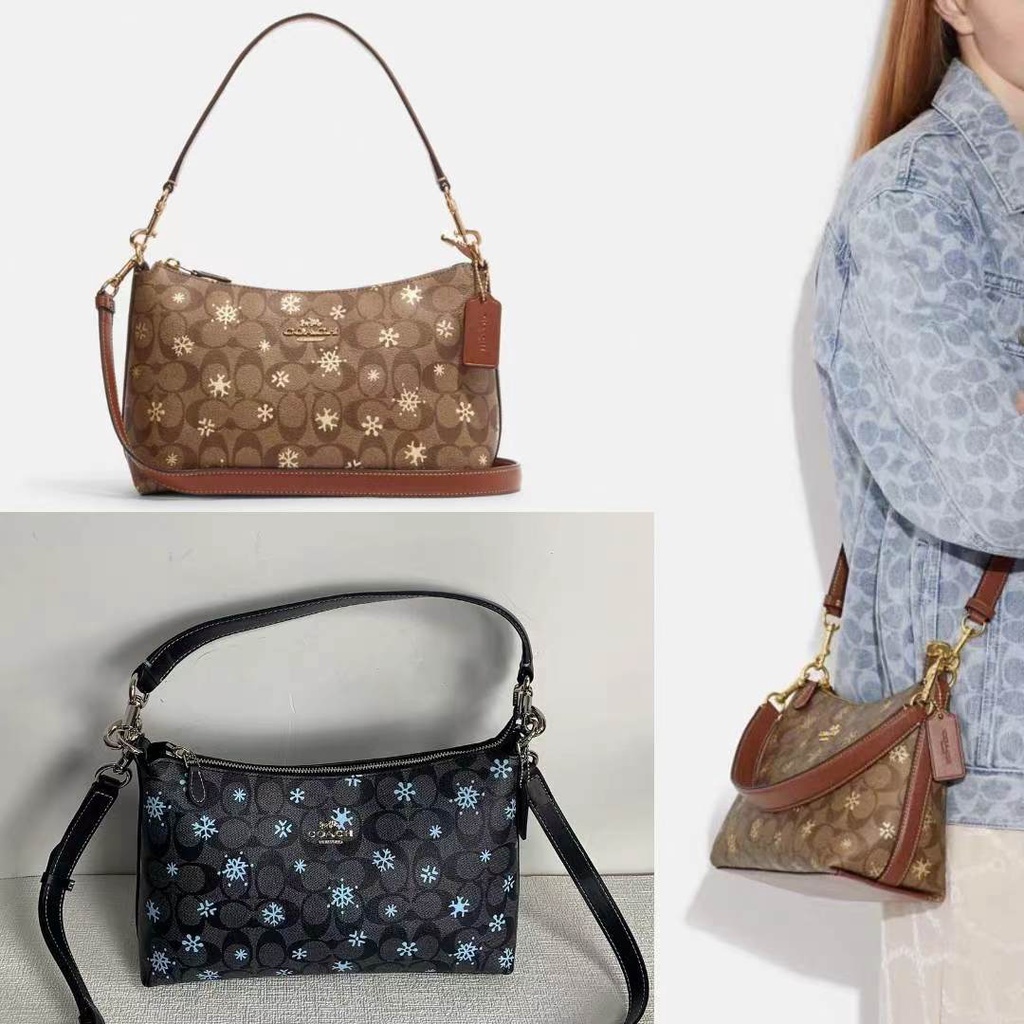 Coach original CE586 snow underarm bag shoulder bag half moon bag handbag messenger bag 586  byb