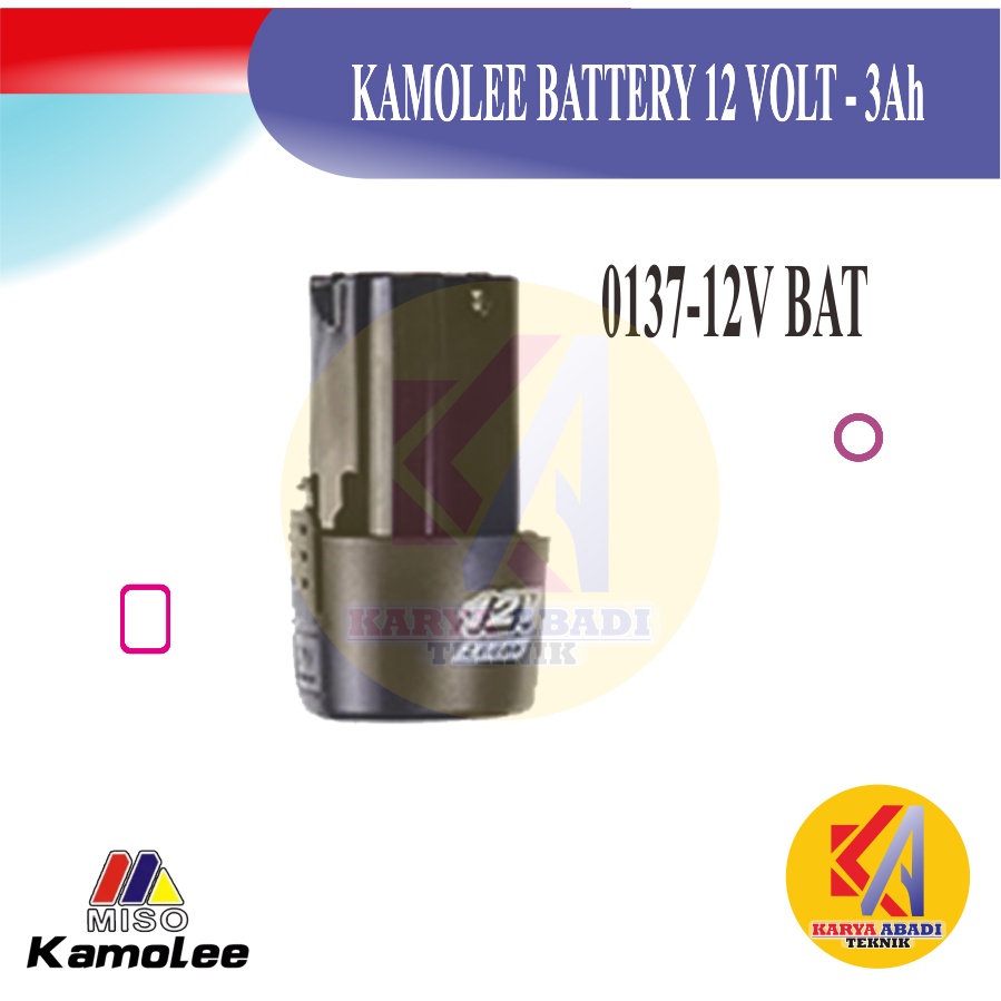 KAMOLEE BATTERY 12V + Charger (12 VOLT BATTERY)