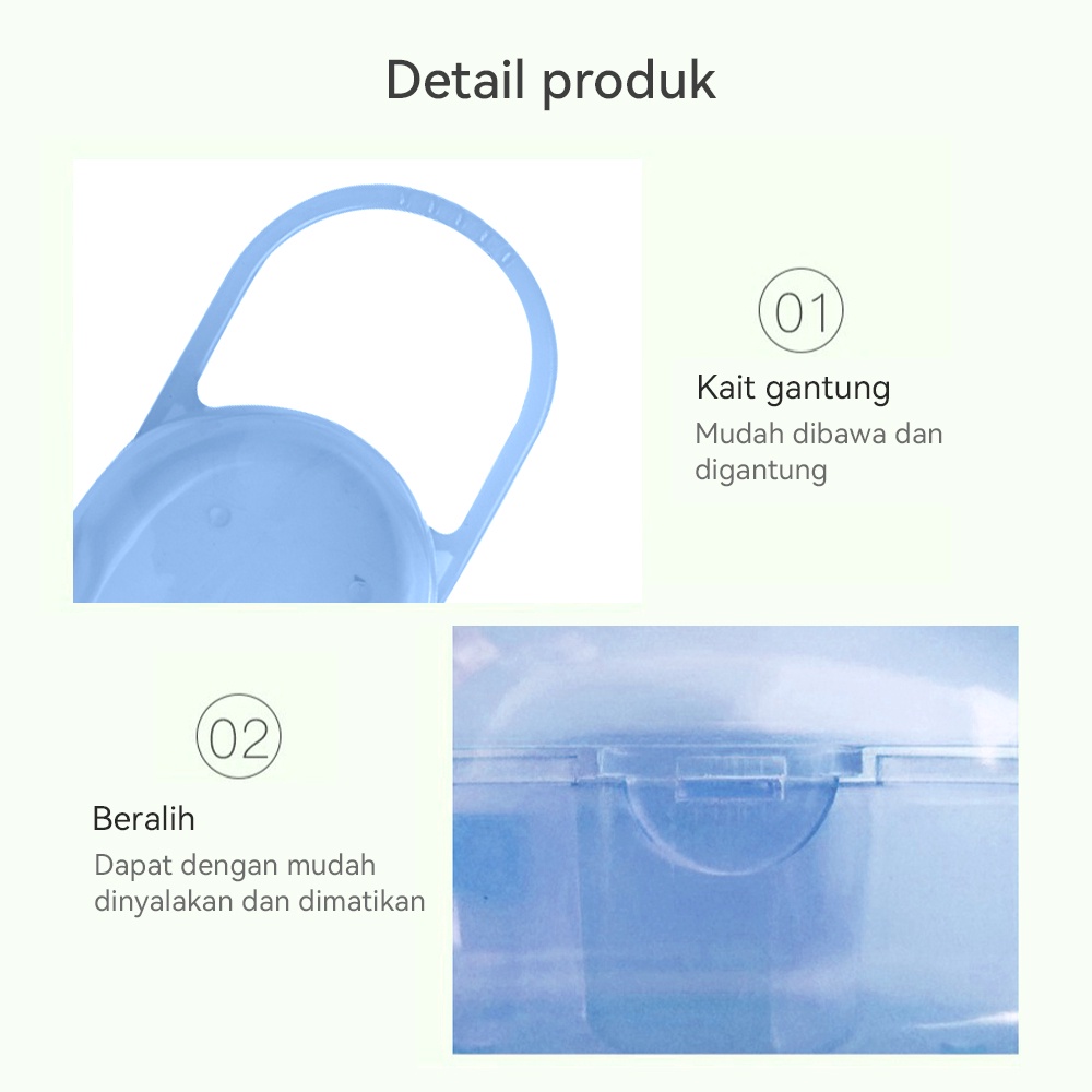 BEVAVAR Pacifier Case/Kotak Empeng Bayi Wadah Tempat Dot Bayi