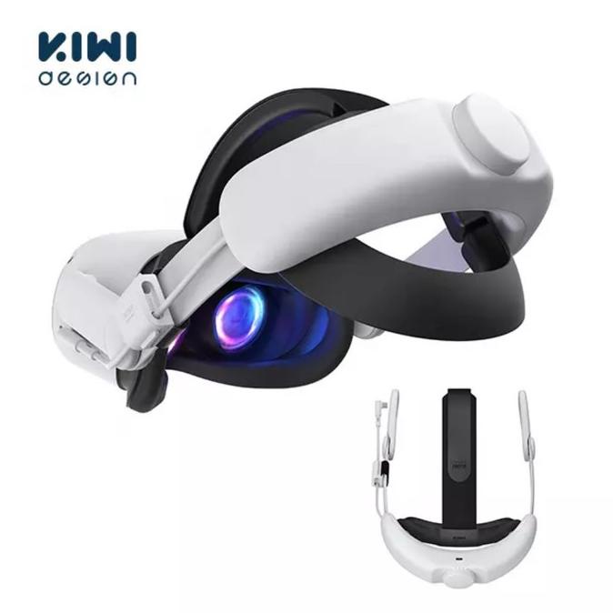 New Kiwi Design Comfort Head Strap With Battery For Meta / Oculus Quest 2