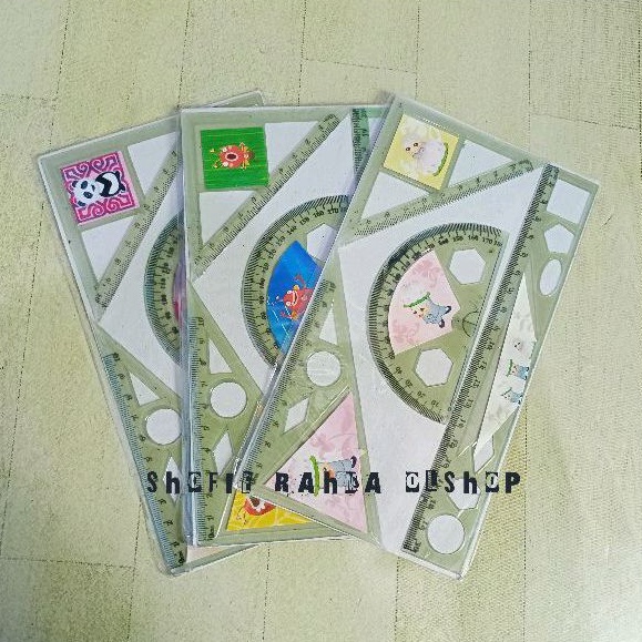 

Penggaris Busur 2 Segitiga Set (Isi 4 Pcs)