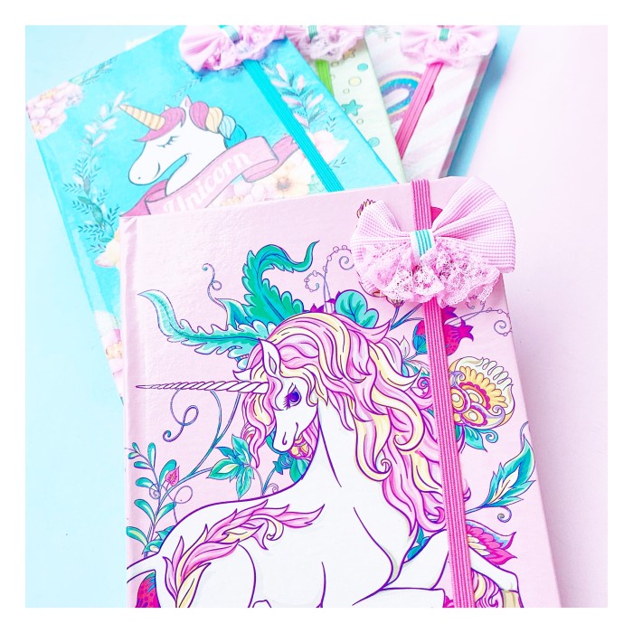 

Pad Buku Notes Unicorn Ribon