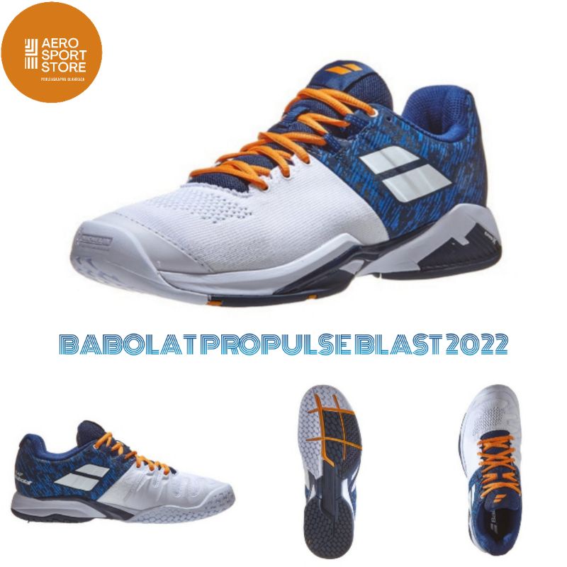 [ SEPATU TENIS LAPANGAN BABOLAT PROPULSE BLAST MEN 2022 ORIGINAL ]