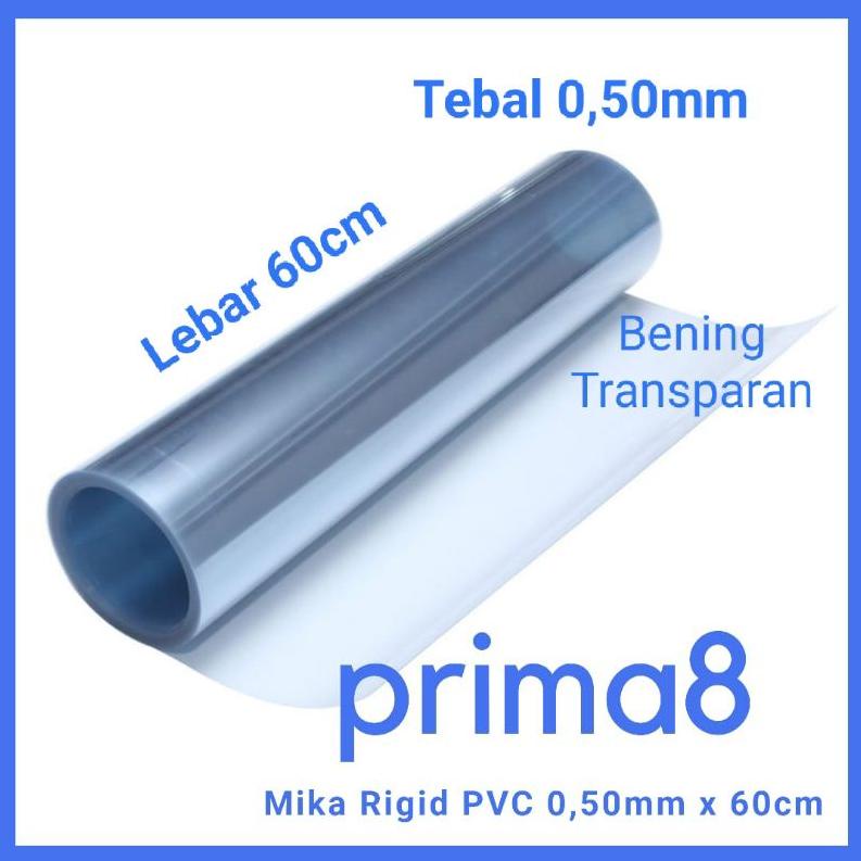 Jual Hadir Termurah Plastik Mika Rigid Rigit Kaku Pvc Clear Bening Tebal Mm Lebar Cm