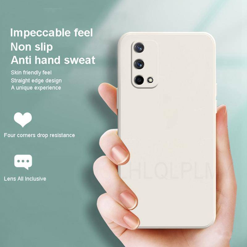 Soft Case Silikon Cair Persegi Untuk OPPO A16 A15 A54 A74 A94 A73 5G A53 A77 A91 A72 A52 A31 A5 A9 2020 A96 A54S A55 A76 Cover