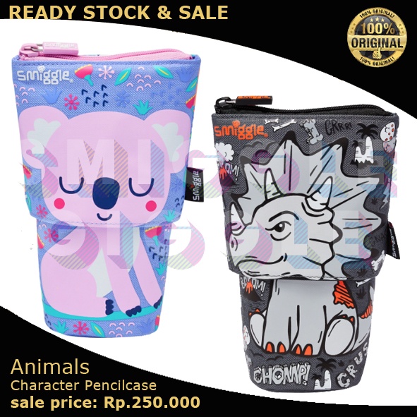

[ORI] Smiggle Animals Character Pencilcase