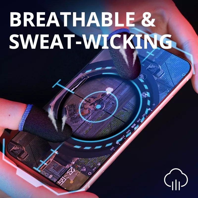 Finger Sleeves Sarung Jari Jempol Gaming Anti Keringat Sensitive Touch