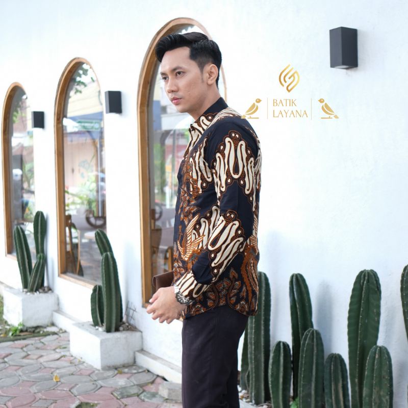 Kemeja Batik Kusuma Slimfit Lengan Panjang