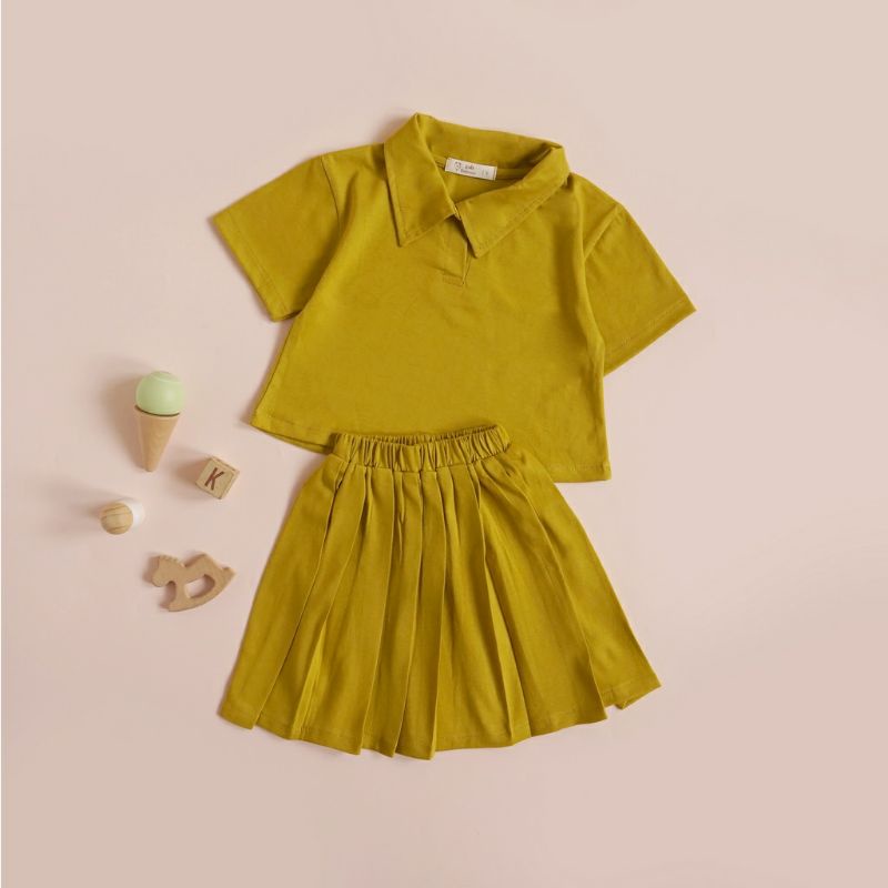 SETELAN CROP ZELINE BY KIDS EMBOSSY