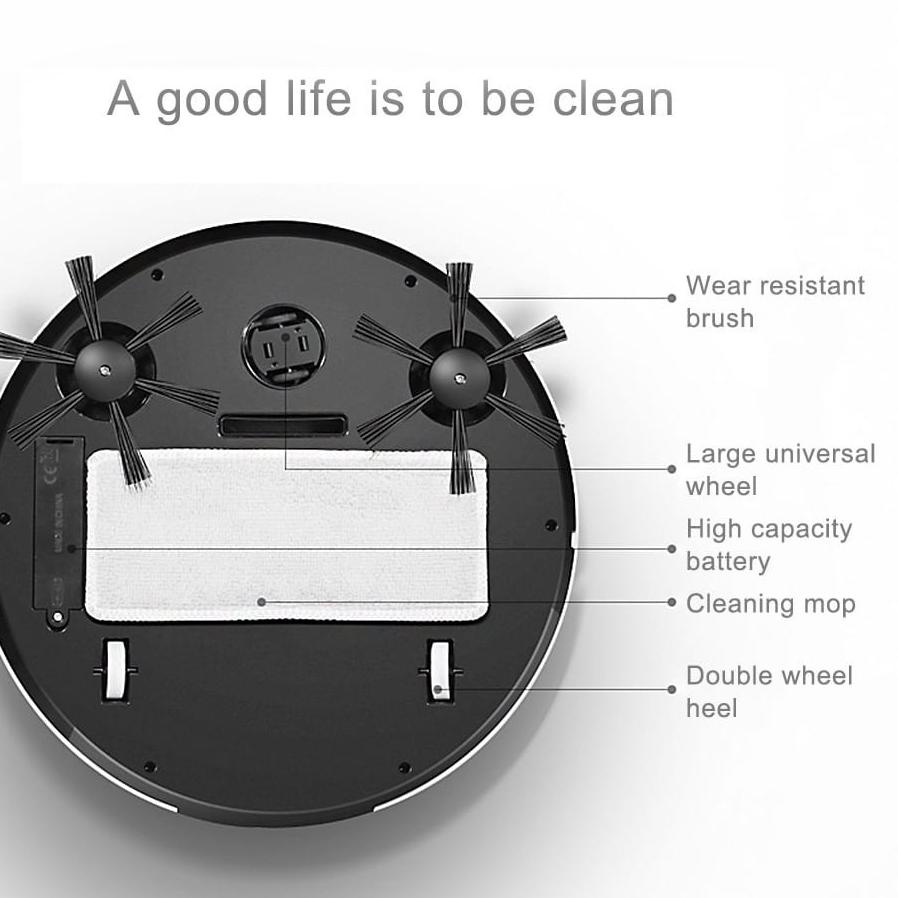 Murah Vacuum Robot Sapu Good Quality / Alat Sapu Otomatis / Robot Pel / Sapu Robot / Pel otomatis / 