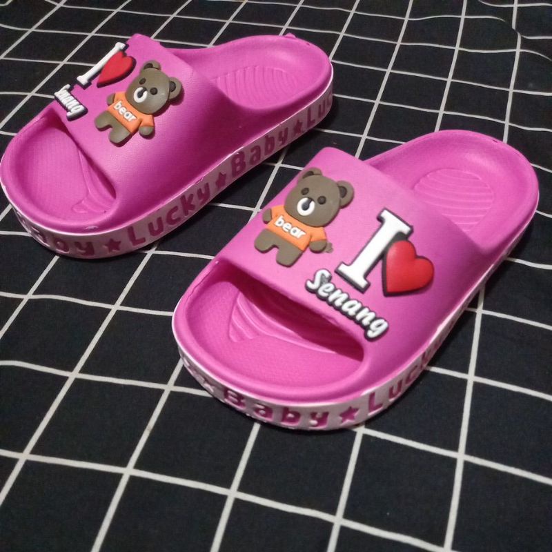 Sandal selop anak perempuan/Sandal anak karakter