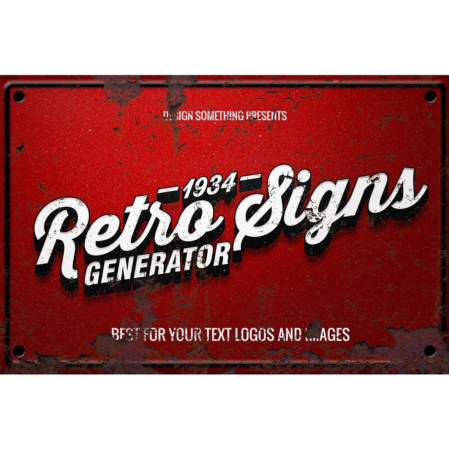 Retro Signs Generator