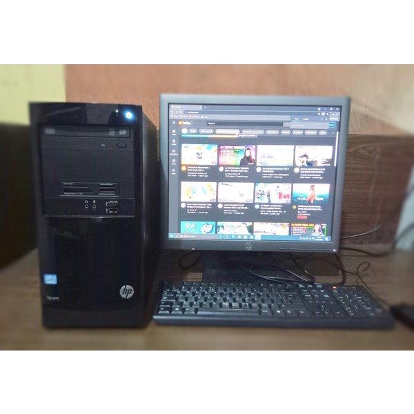 Paket Pc Komputer Hp Pro Core I3