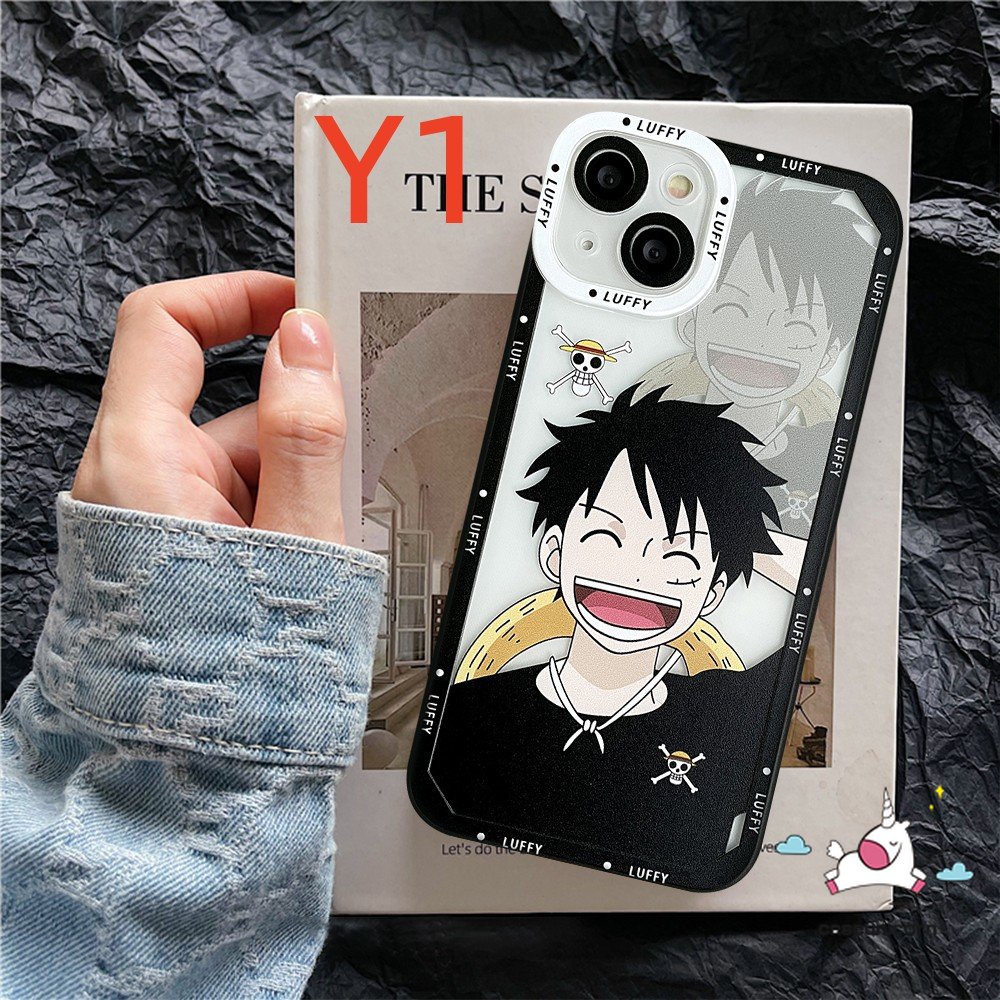 One Piece Case Vivo Y02 Y11 Y16 V25E Y15s Y35 Y21 Y02s Y15 Y20 Y31 Y22 Y12s Y33S V21 Y12 Y01 Y21S Y51 Y91C Y30 Y91 Y1S Y12i Y17 Y51A V23E Y15A Y53S Kartun Luffy Zoro Soft Cover