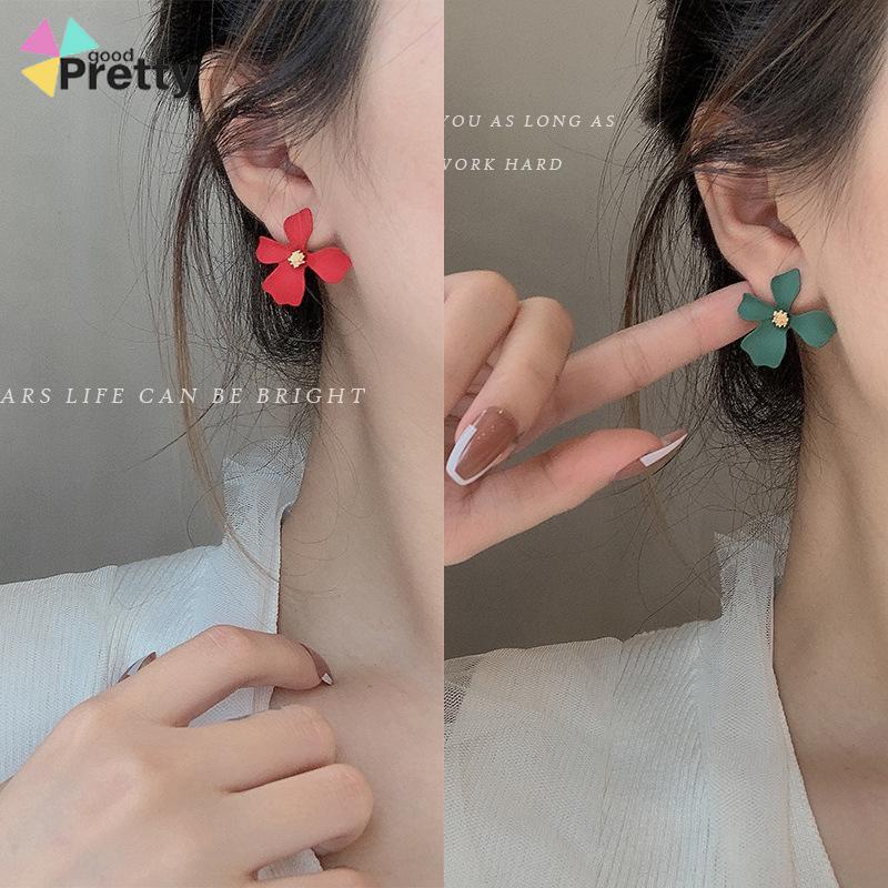 Anting Bunga Besar Korea Fashion Gaya Aksesoris Wanita - PD