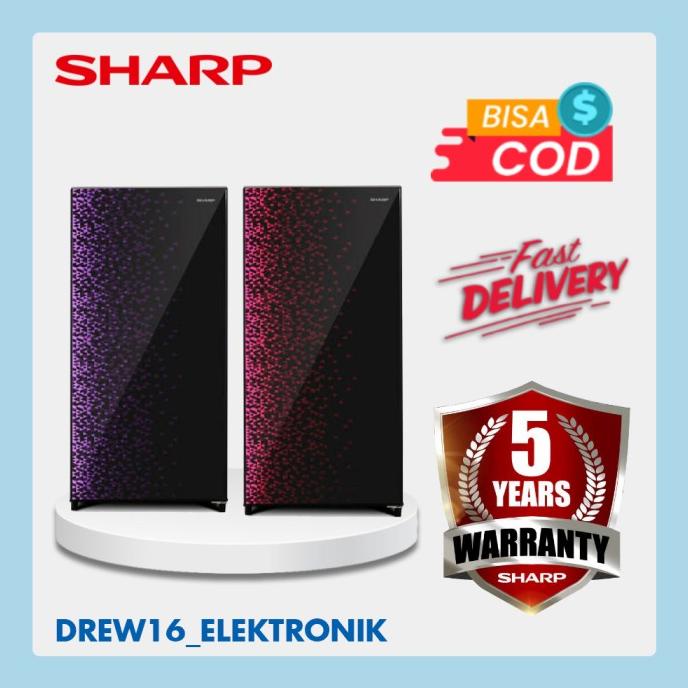 Promo Kulkas Sharp 1 Pintu SJX165MGFB