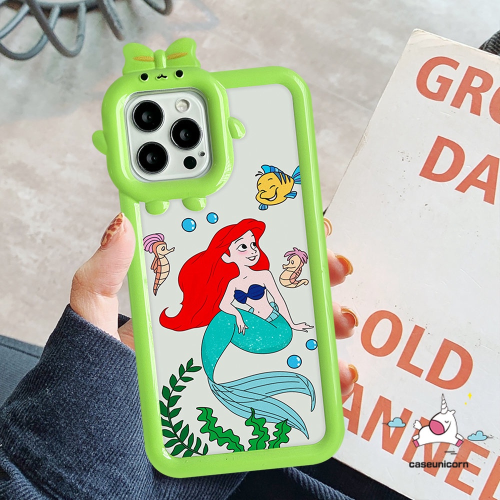 Casing Lensa 3D Bow Monster Redmi Note 10 9 A1+9T 10A 9C NFC 9A 10C Mi 11 Lite Redmi Note 11Pro+10 8 9 11 11s 10Pro Max Plus X3 M3 Pro Mermaid Lucu Dinosaurus Winnie the Pooh Sarung