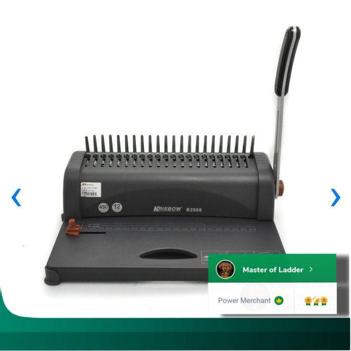 

OM- mesin jilid spiral Plasti Binding Machine Jld buku makalah 21lbng