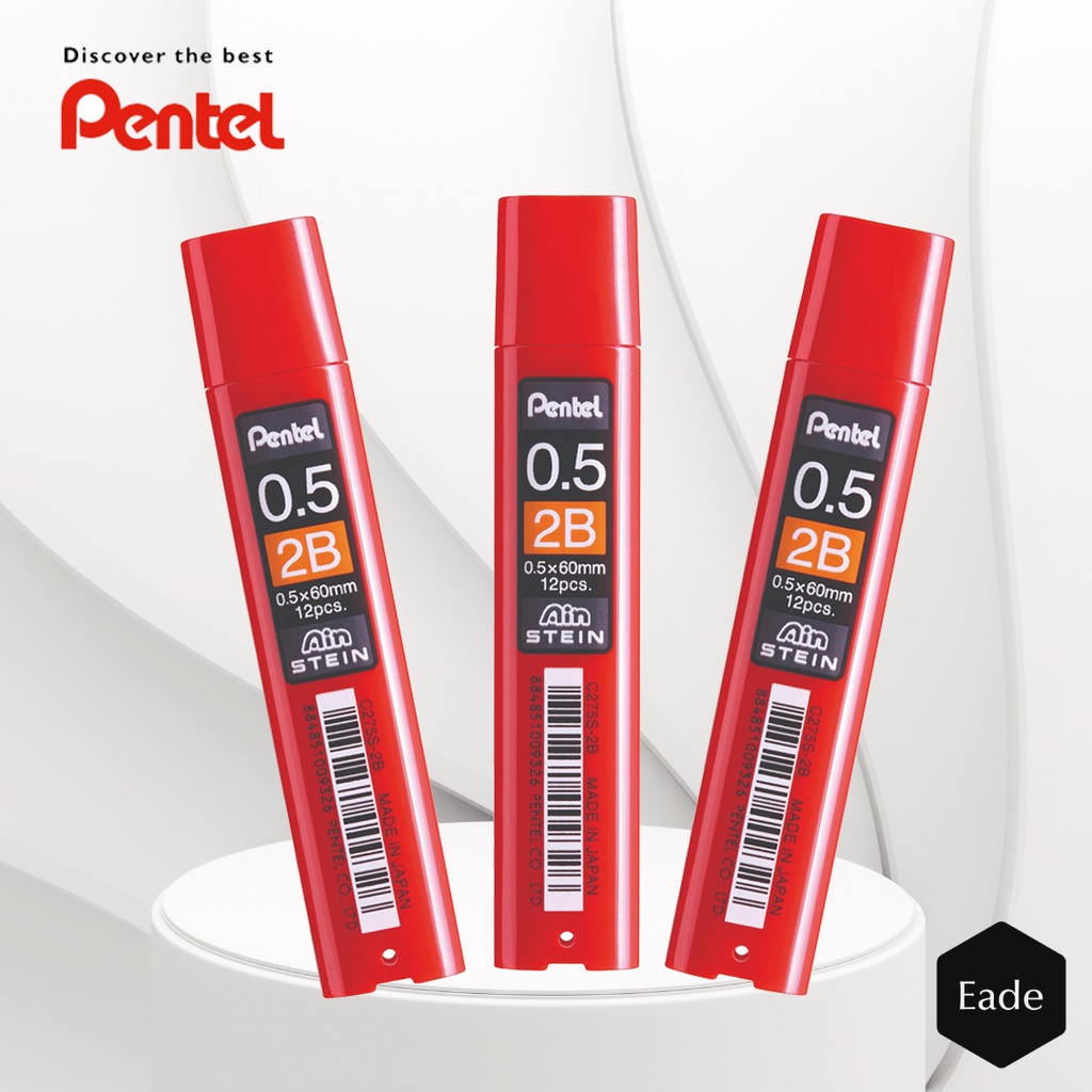 

Isi Pensil Mekanik 2B Pentel 0.5 MM - C275S - Refill Pensil Lead Pentel Ain Stein