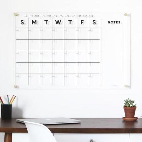 

DAILY PLANNER AKRILIK | WALL PLANNER ACRYLIC DINDING| SCHEDULE BOARD