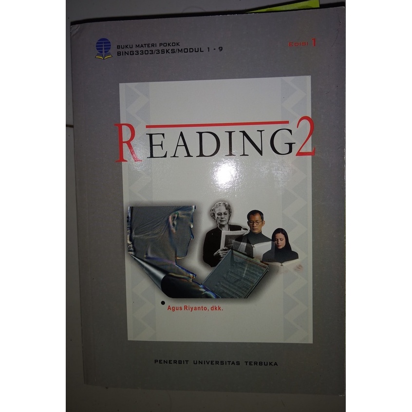 BING3303 READING 2 BUKU BAHAN AJAR UNIVERSITAS TERBUKA BING 3303 READING II MODUL UT SASTRA INGGRIS 