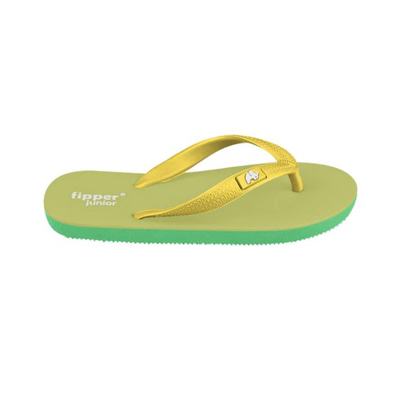 Sandal Fipper Junior Green Seed Green Universal Yellow Garden Original