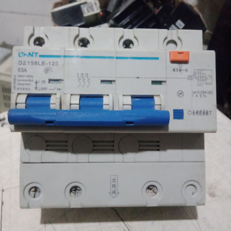 Jual Elcb Rccb Rcbo Chint Dz Le A P N Shopee Indonesia