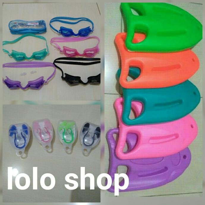 KACAMATA RENANG SEPEDO ANAK +TUTUP TELINGA +PAPAN RENANG