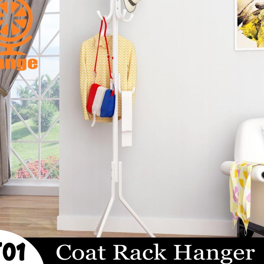 ↙ Stand Hanger Gantungan Baju Coatrack Gantungan Tas Dan Topi Tas Gantungan Aesthetic Stand Hanger M