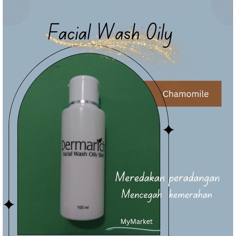 DERMARICH FACIAL WASH OILY SABUN Kulit Berminyak