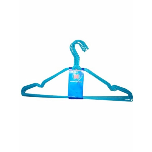 Hanger Baju Kawat / Hanger Kawat Tebal / Hanger Kawat Warna 10 Pcs / 10 Pcs Gantungan Baju Warna