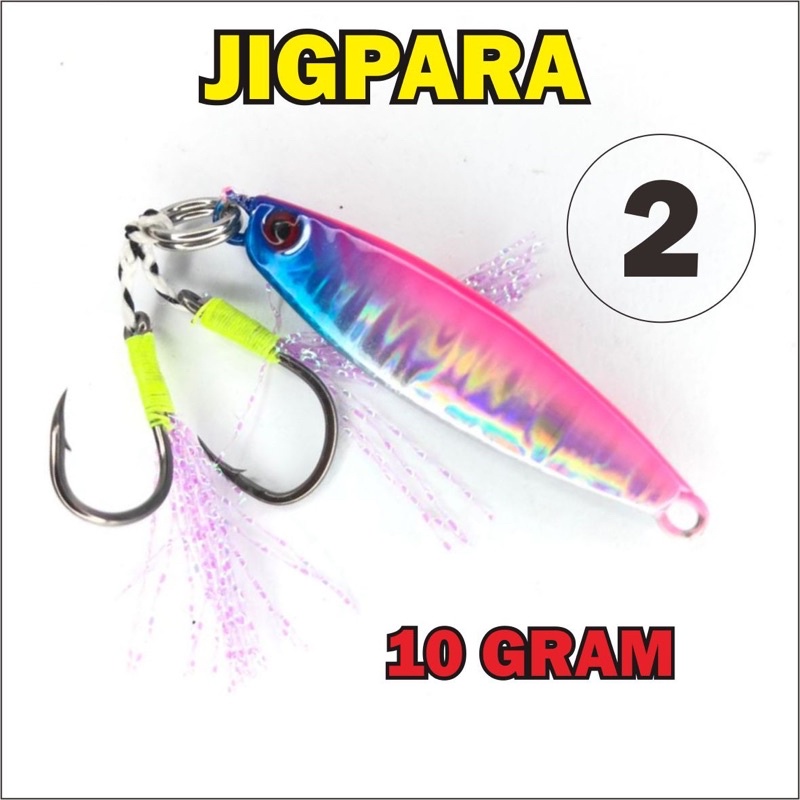 Micro jig 10 gram jigpara Umpan Casting