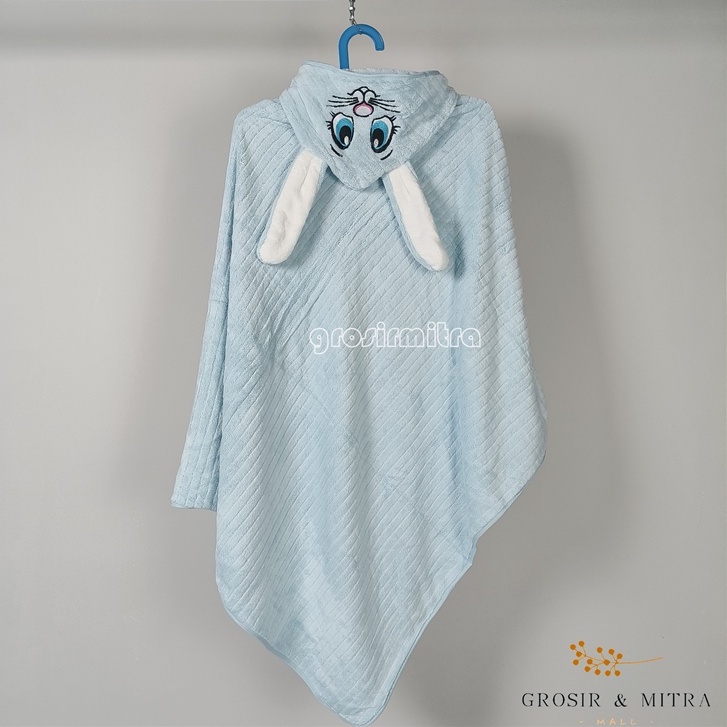 Ponco Anak Selimut Topi Bayi Blanket Handuk Anak Hoodie Bayi 3D Ponco Perlengkapan Kamar Mandi Lembut Halus Daya Serap Tinggi