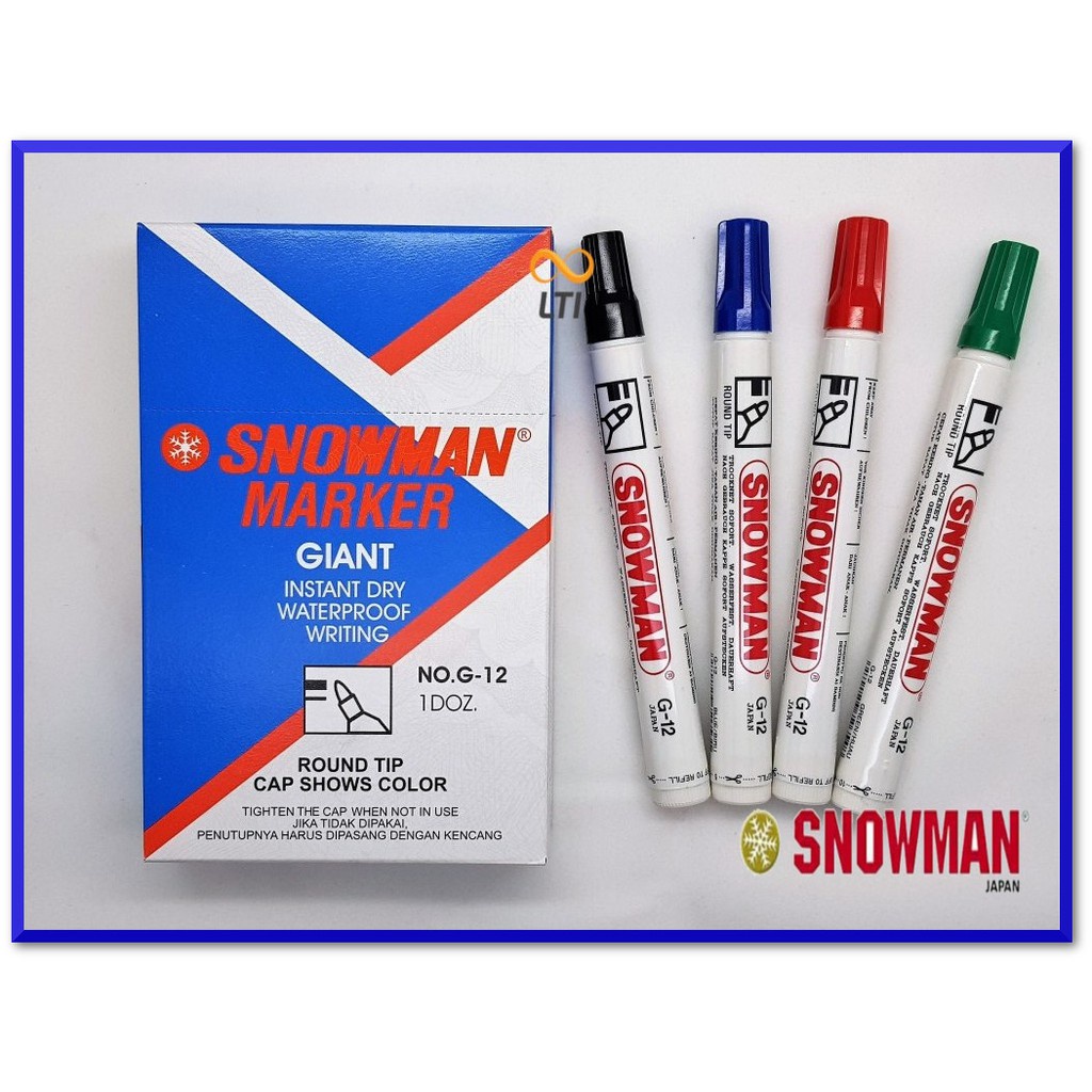 

SPIDOL SNOWMAN MARKER GIANT PERMANENT