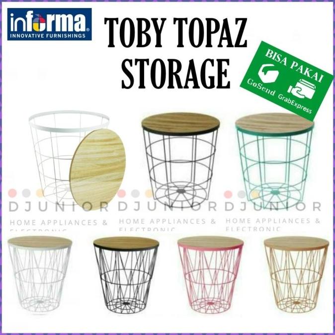TOPAZ TOBY TIERRA MEJA TAMU INFORMA PROMO G6846HGR5T
