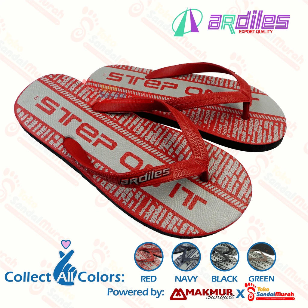 Toko Sendal Murah - Sandal Jepit Ardiles Milan / Sandal Jepit Original / Sandal Jepit Dewasa Unisex / Sandal Jepit Nyaman Murah [Toko Sendal Murah M 08 Ardiles Milan]