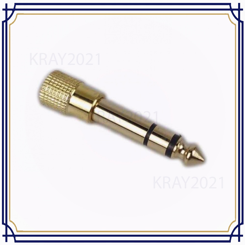 Headphone Jack Adaptor 3.5 mm 1/8 ke 6.5 mm 1/4 Stereo -CB228