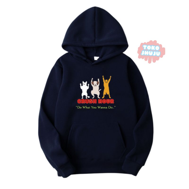 Hoodie Jumper Jhope Bangtan Style Crus Hour Do What You Wanna Do ( Hanya Sablon Depan )