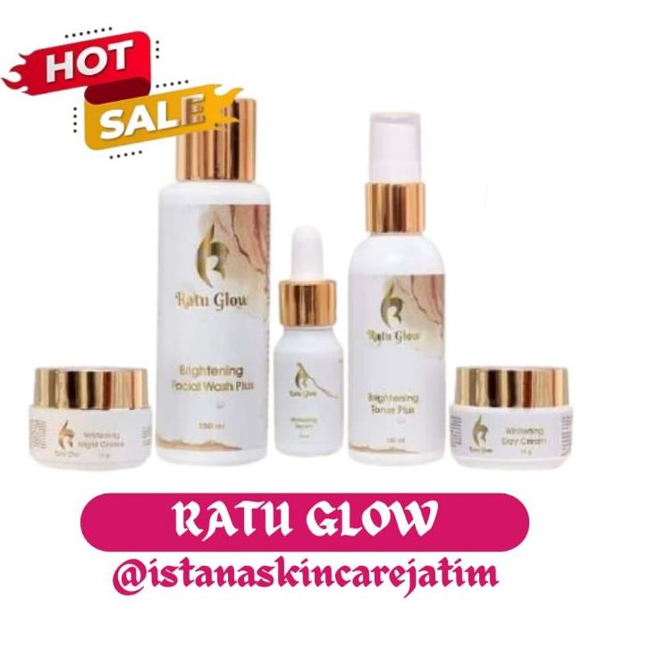 Terbaru Ratu Glow Skincare Original BPOM paket acne brightening jerawat flek kusam