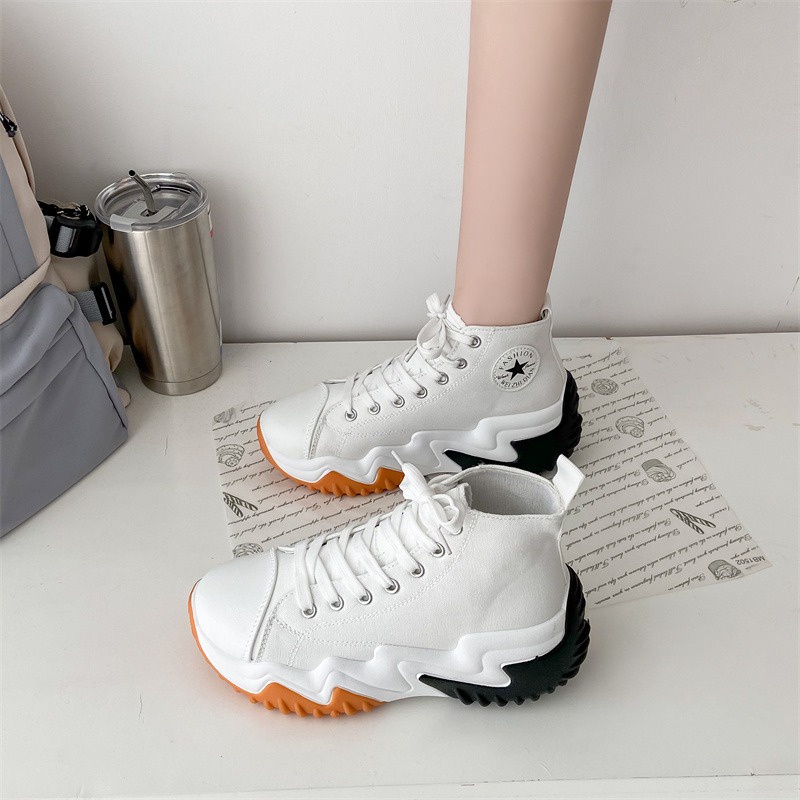 SH2260 Sepatu penambah tinggi badan sole 6 cm dijamin tambah tinggi sol lembut tidak pegal bahan berkualitas