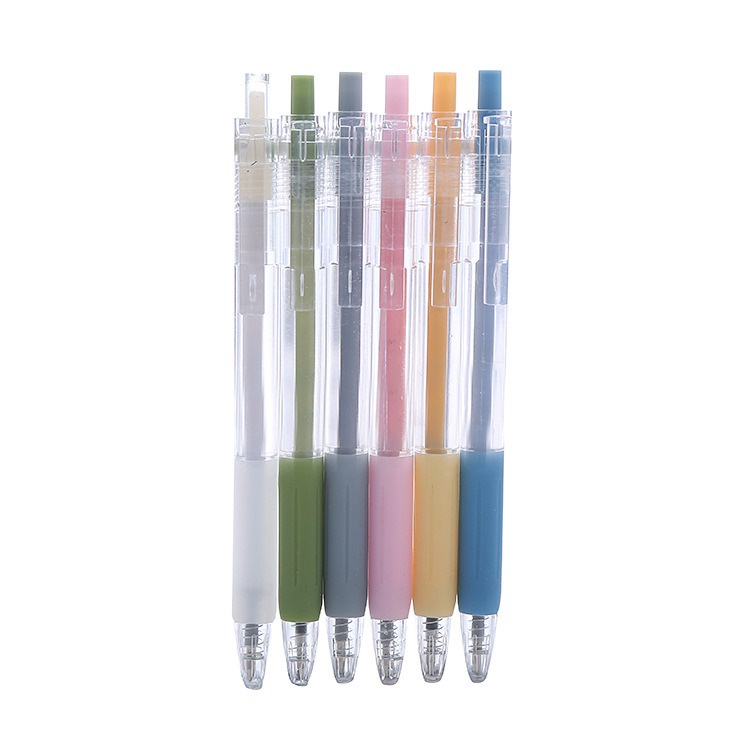 6pcs Pulpen Pena Pen Gel Warna Warni Pastel Aesthetic GM-ST0021