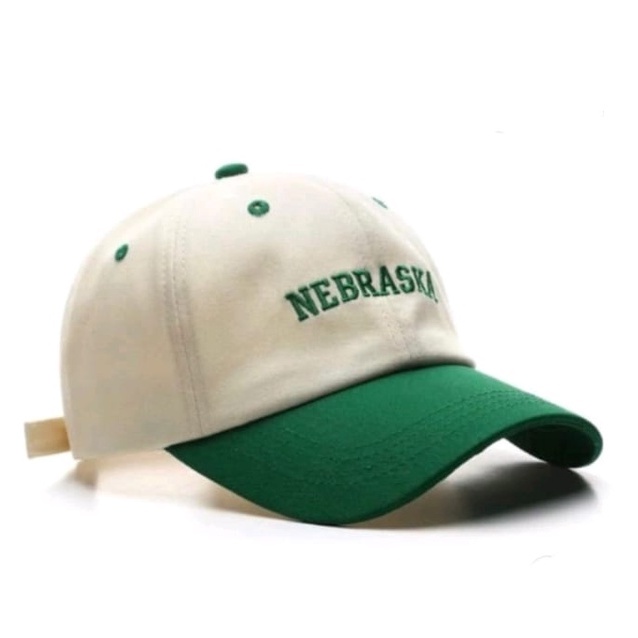 TERBARU 2022 topi baseball pria dan wanita bordir caps NEBRASKA bisa bayar di tempat