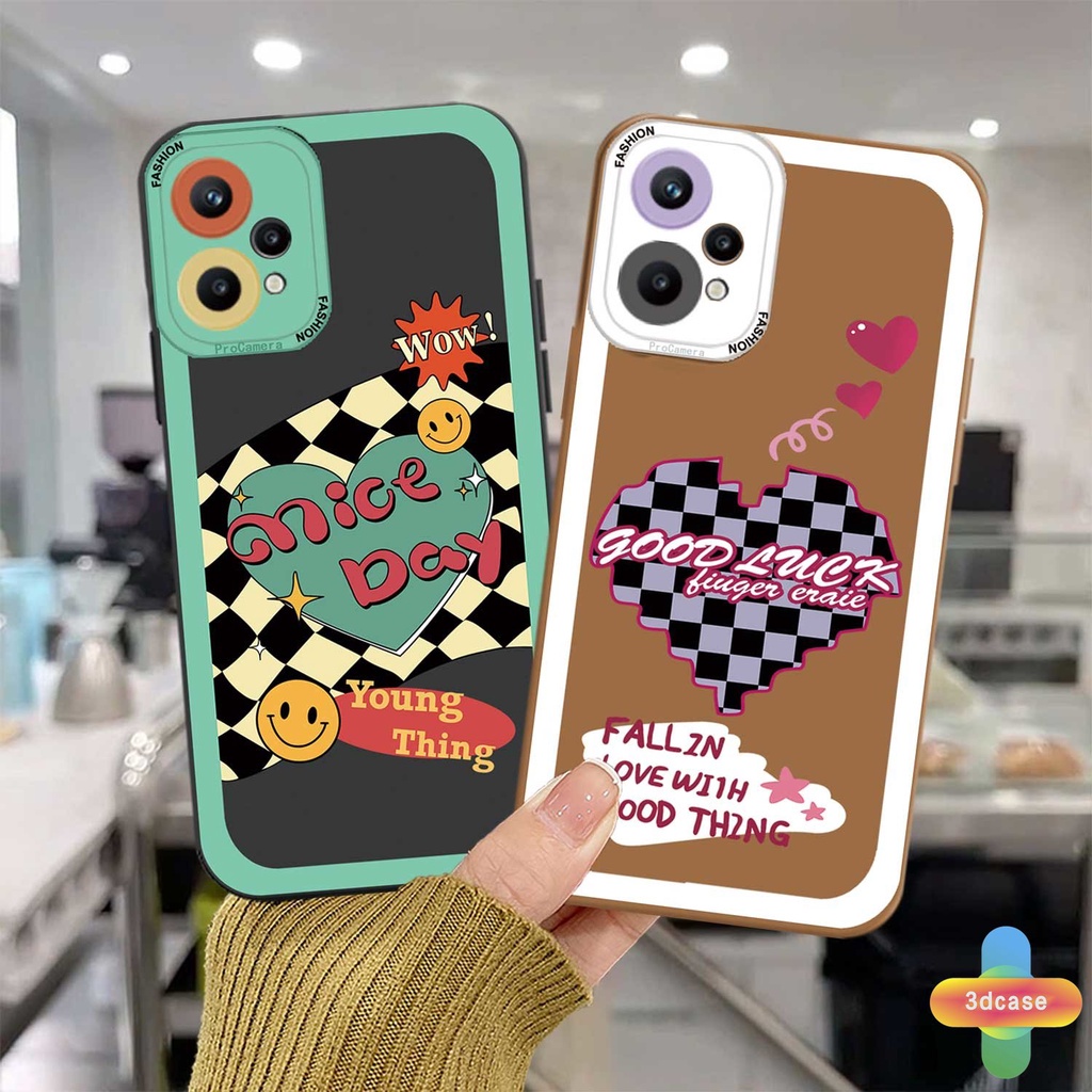 Couple Smile Love Hati Papan Catur Soft Case Untuk Samsung A52 A32 A12 A51 A03S A10S A50 A20S J7 Prime A02S A20 A72 A50S A10 A30S A52S A30 M12 M10 M01S A54 A15 A16 A9 A5 Y12 Y20 A12