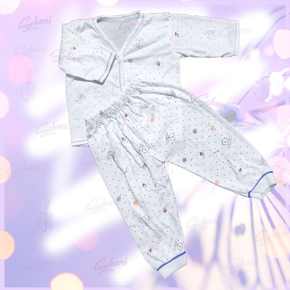 2 celana panjang +2 baju panjang bayi (paket)