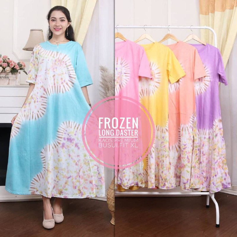 DASTER KAOS JUMBO PANJANG LENGAN PENDEK BUSUI BUMIL KEKINIAN KATUN ADEM MURAH