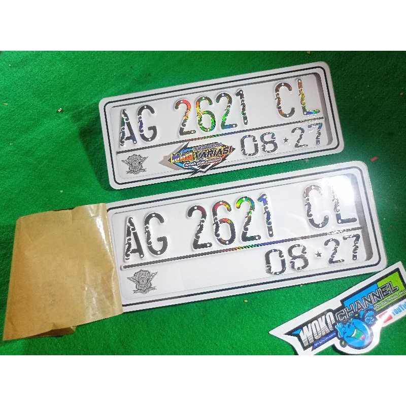 PLAT NOMOR ACRILIK HOLOGRAM ,PLAT MOTOR.PLAT CUSTOM.PLAT VARIASI.