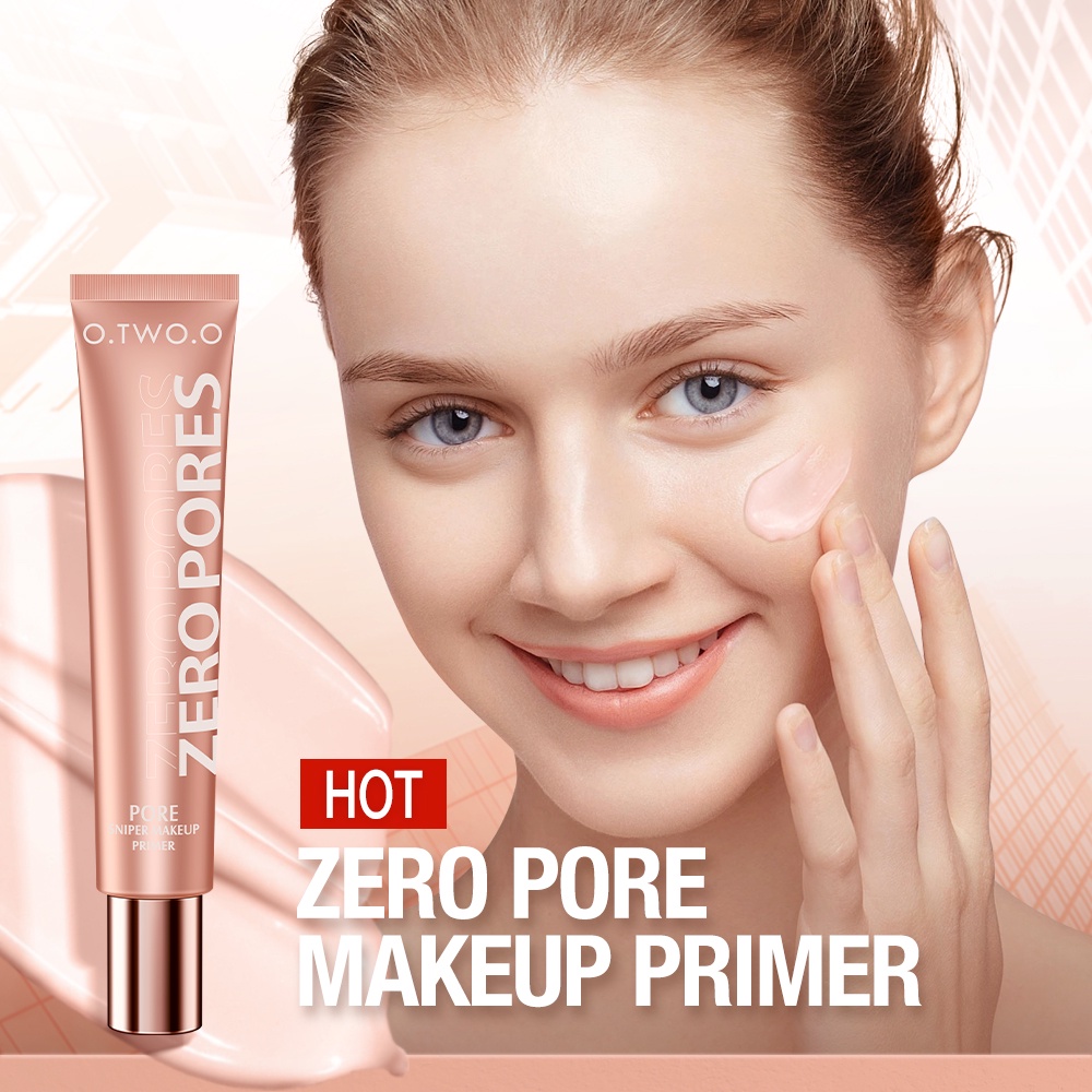 O.TWO.O Face Makeup Primer Invisible Pore Soft Focus Moisturizing Brightening Base Makeup Cream
