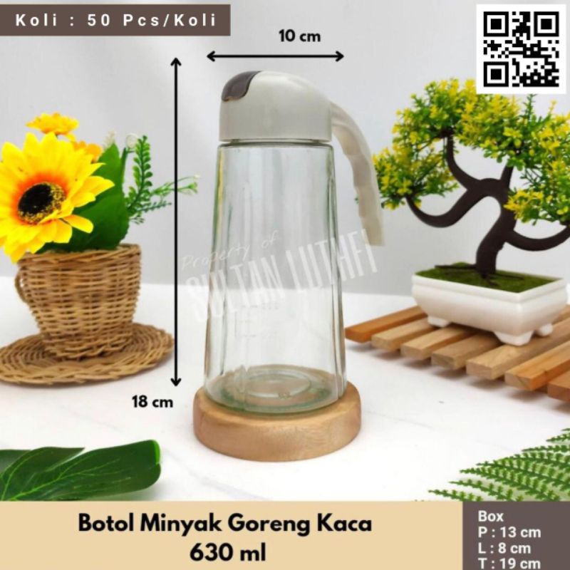 oil pot kaca botol minyak goreng bahan kaca